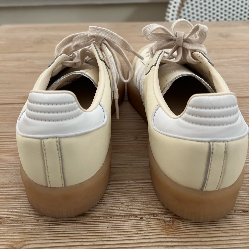 Adidas Samba OG Cream White Gum Sole Sneakers Men’s 11.5 / Women’s 12.5 - Picture 4 of 6